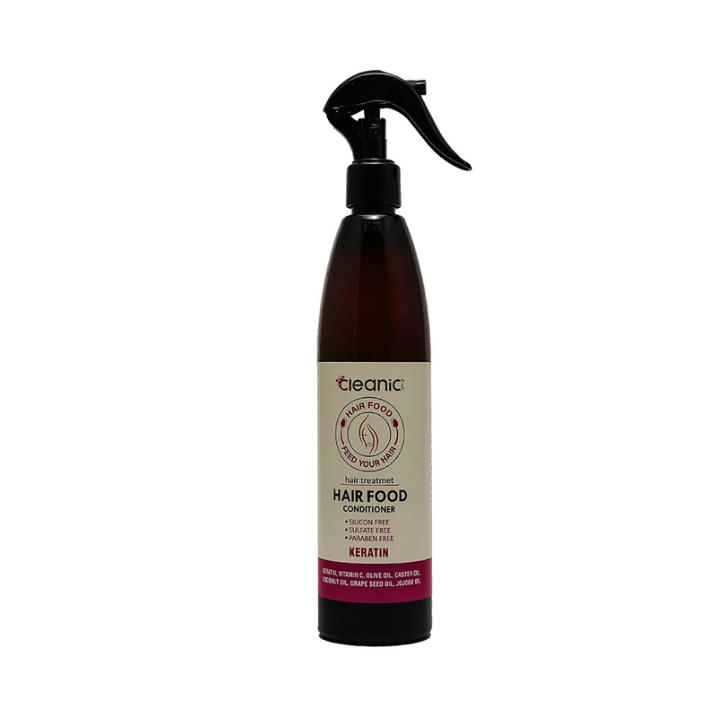 اسپری غذای مو بیرون حمام کراتین کلینیک-CLEANIC HAIR FOOD KERATIN