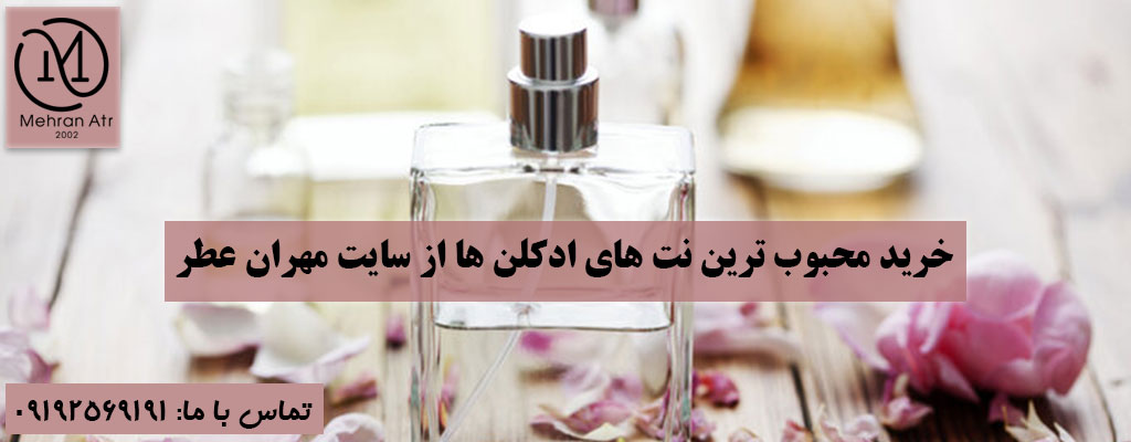 محبوب‌ ترین نت‌ های ادکلن‌