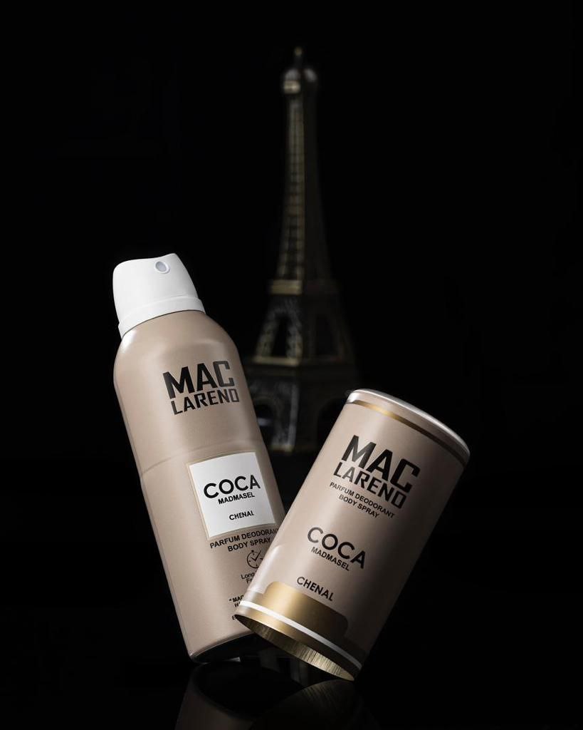 اسپری زنانه مک لارن شانل کوکو – MAC LARENO COCA MADMASEL CHENAL